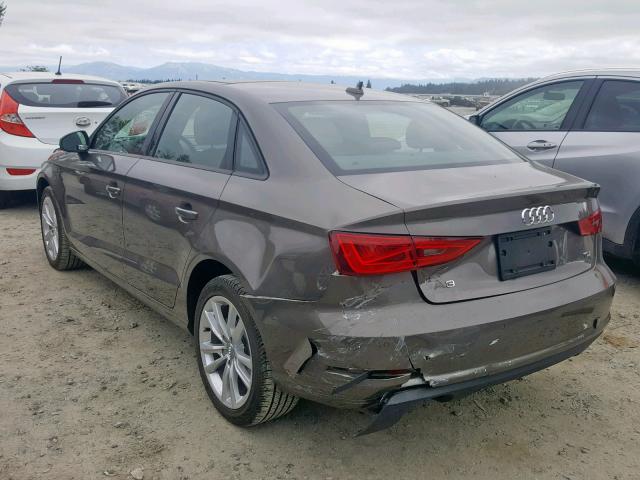 WAUAJGFF8F1102278 - 2015 AUDI A3 PREMIUM BROWN photo 3