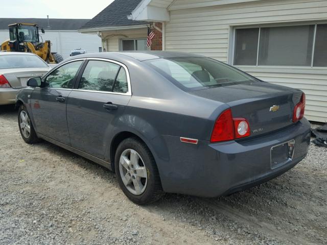 1G1ZG57B584258048 - 2008 CHEVROLET MALIBU LS GRAY photo 3