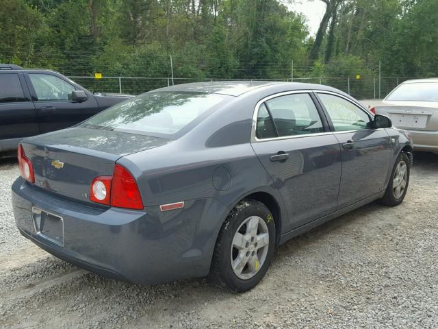 1G1ZG57B584258048 - 2008 CHEVROLET MALIBU LS GRAY photo 4
