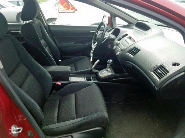 2HGFA16649H322515 - 2009 HONDA CIVIC LX-S Qırmızı foto 5