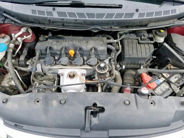 2HGFA16649H322515 - 2009 HONDA CIVIC LX-S Qırmızı foto 7