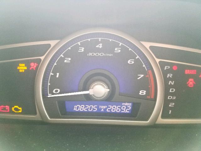 2HGFA16649H322515 - 2009 HONDA CIVIC LX-S Qırmızı foto 8