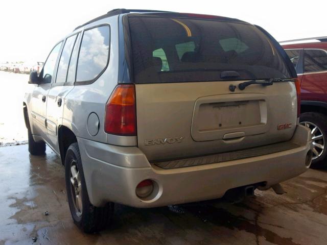 1GKDS13S842228745 - 2004 GMC ENVOY SILVER photo 3