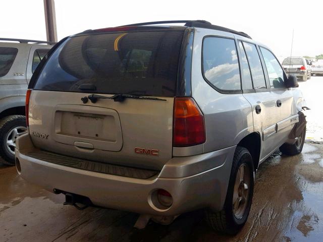 1GKDS13S842228745 - 2004 GMC ENVOY SILVER photo 4