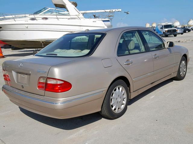 WDBJF65J5YB039401 - 2000 MERCEDES-BENZ E 320 TAN photo 4