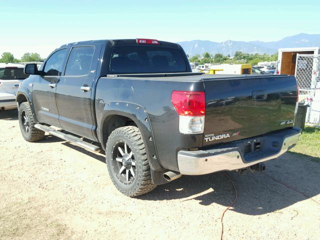 5TFHW5F18DX293576 - 2013 TOYOTA TUNDRA CRE BLACK photo 3