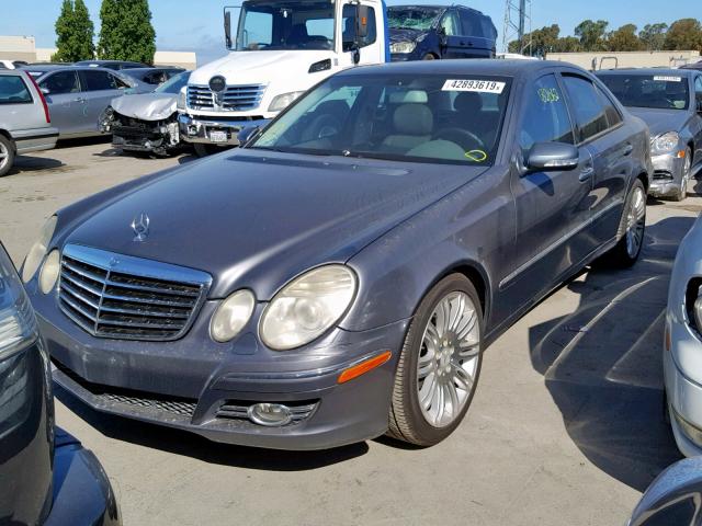 WDBUF56X17B137916 - 2007 MERCEDES-BENZ E 350 GRAY photo 2