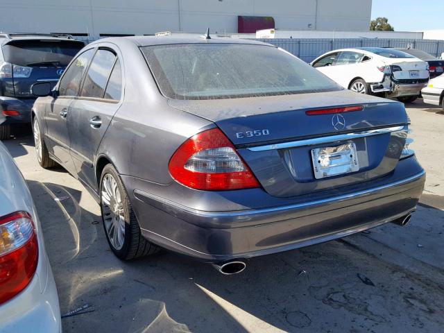 WDBUF56X17B137916 - 2007 MERCEDES-BENZ E 350 GRAY photo 3