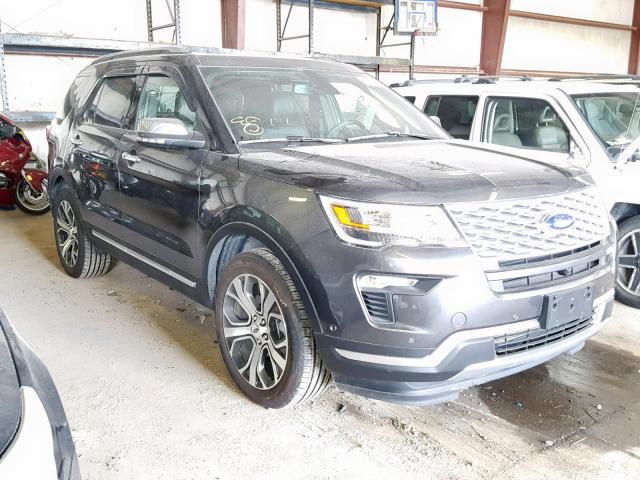 1FM5K8HT4KGA50080 - 2019 FORD EXPLORER P CHARCOAL photo 1