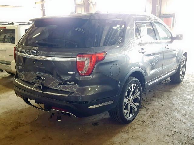 1FM5K8HT4KGA50080 - 2019 FORD EXPLORER P CHARCOAL photo 4