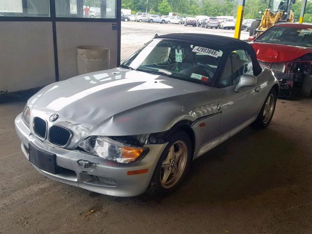 4USCH732XTLB71866 - 1996 BMW Z3 1.9 GRAY photo 2