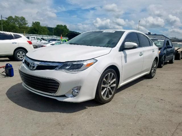 4T1BK1EB6FU184599 - 2015 TOYOTA AVALON XLE WHITE photo 2