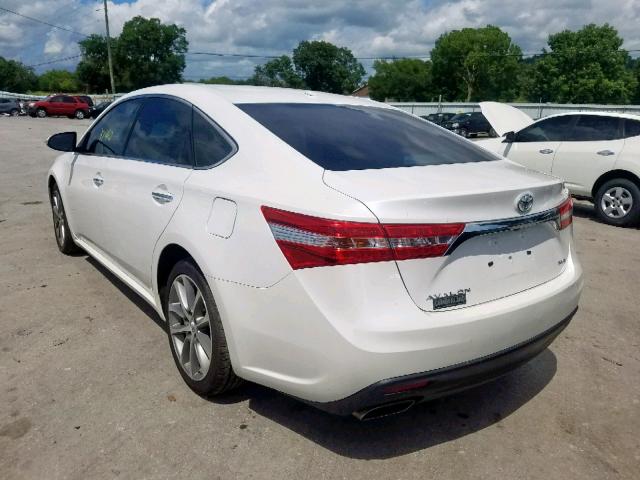 4T1BK1EB6FU184599 - 2015 TOYOTA AVALON XLE WHITE photo 3