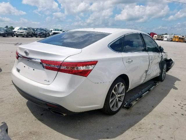 4T1BK1EB6FU184599 - 2015 TOYOTA AVALON XLE WHITE photo 4