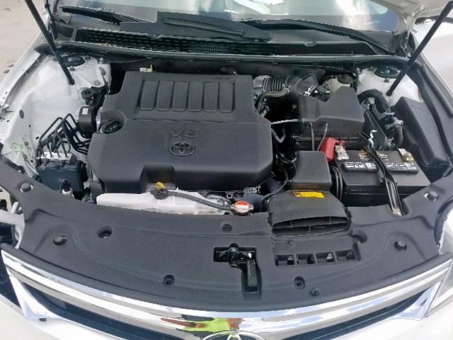 4T1BK1EB6FU184599 - 2015 TOYOTA AVALON XLE WHITE photo 7