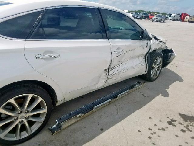 4T1BK1EB6FU184599 - 2015 TOYOTA AVALON XLE WHITE photo 9