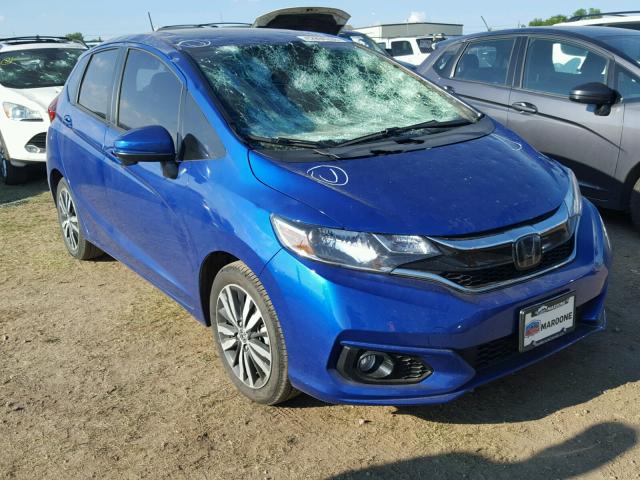 3HGGK5H85JM720684 - 2018 HONDA FIT EX BLUE photo 1