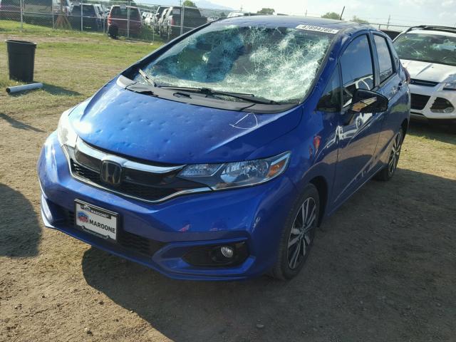 3HGGK5H85JM720684 - 2018 HONDA FIT EX BLUE photo 2