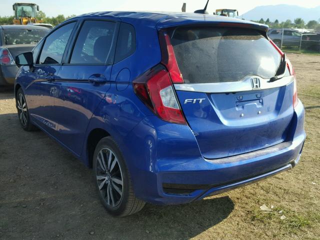 3HGGK5H85JM720684 - 2018 HONDA FIT EX BLUE photo 3