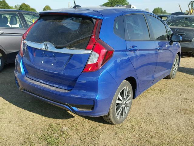 3HGGK5H85JM720684 - 2018 HONDA FIT EX BLUE photo 4