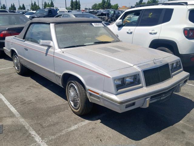 1C3BC55E8EG271599 - 1984 CHRYSLER LEBARON SILVER photo 1