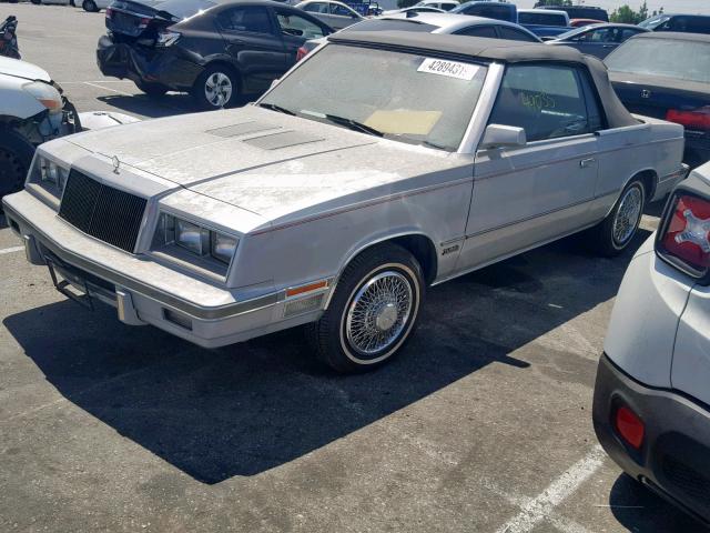 1C3BC55E8EG271599 - 1984 CHRYSLER LEBARON SILVER photo 2