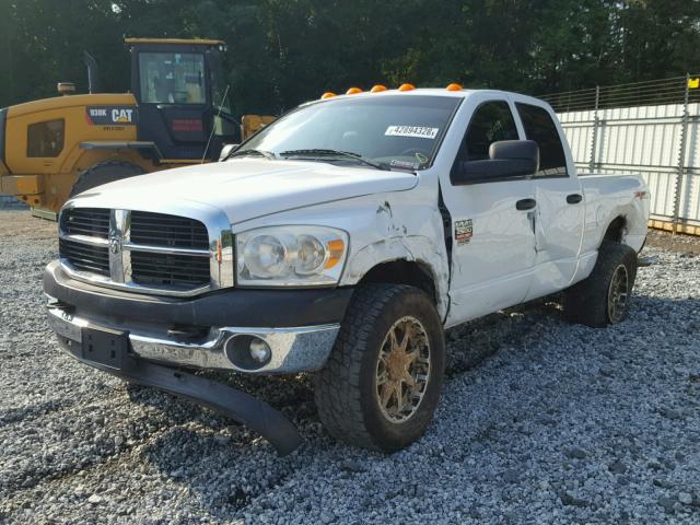 3D7KS28TX9G506883 - 2009 DODGE RAM 2500 WHITE photo 2