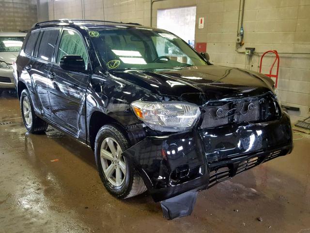 JTEES41A982095460 - 2008 TOYOTA HIGHLANDER BLACK photo 1