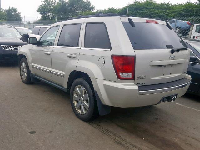 1J8HR58238C245714 - 2008 JEEP GRAND CHER BEIGE photo 3