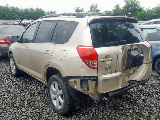 JTMBK31V965000394 - 2006 TOYOTA RAV4 LIMIT TAN photo 3