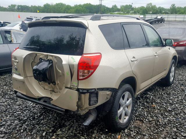 JTMBK31V965000394 - 2006 TOYOTA RAV4 LIMIT TAN photo 4