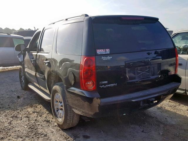 1GKFK130X8R233742 - 2008 GMC YUKON BLACK photo 3