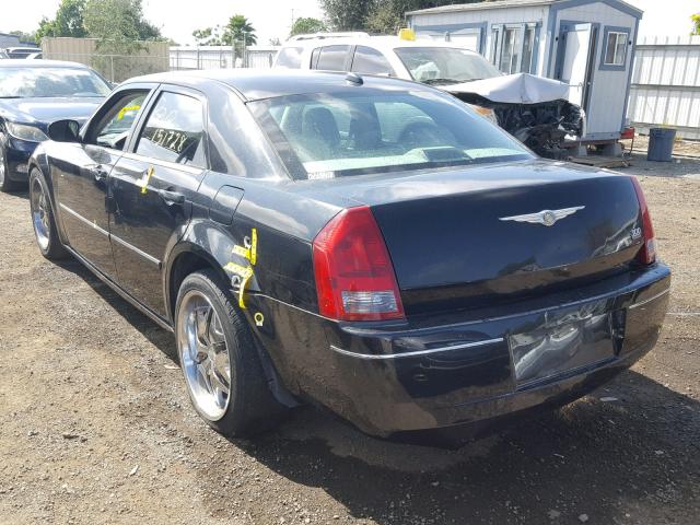 2C3KA53G66H115772 - 2006 CHRYSLER 300 TOURIN BLACK photo 3