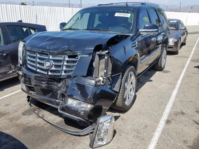 1GYS4BEF7CR118529 - 2012 CADILLAC ESCALADE L BLACK photo 2