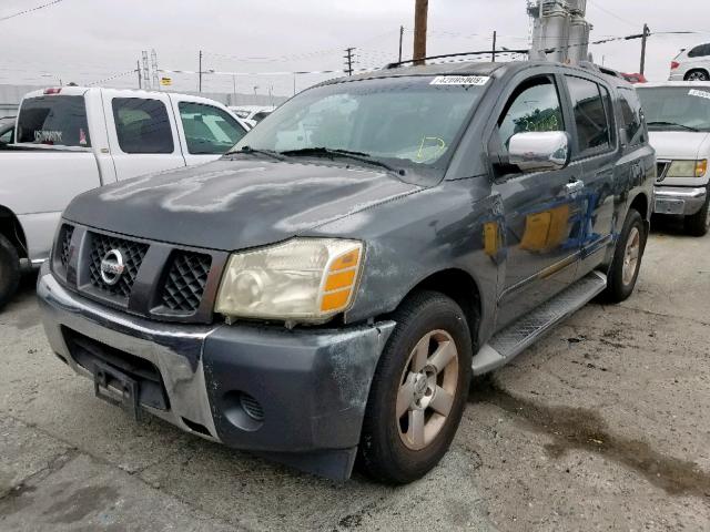 5N1AA08A04N709692 - 2004 NISSAN ARMADA SE GRAY photo 2