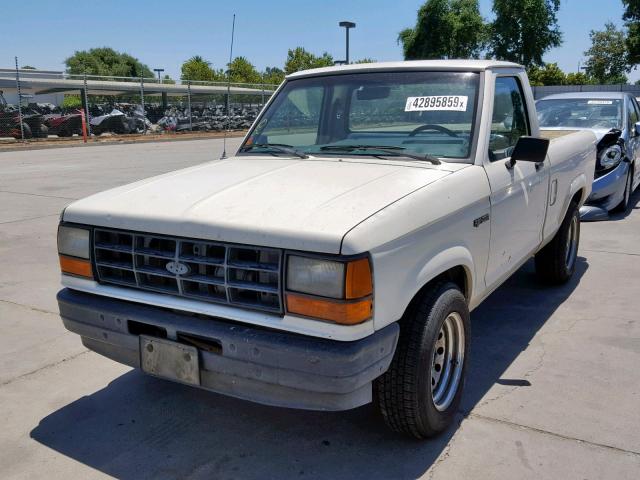 1FTCR10A3KUA45947 - 1989 FORD RANGER WHITE photo 2