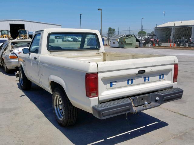 1FTCR10A3KUA45947 - 1989 FORD RANGER WHITE photo 3