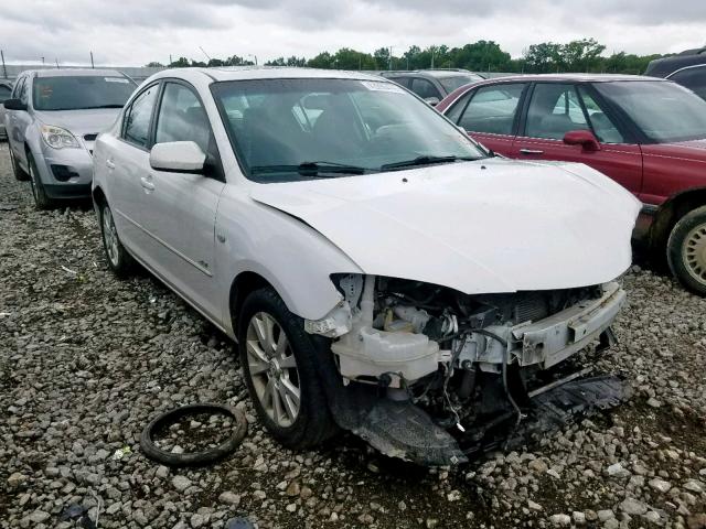 JM1BK323581775797 - 2008 MAZDA 3 S WHITE photo 1