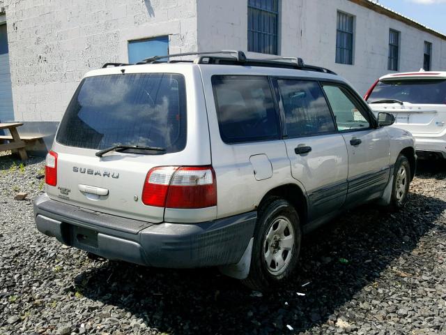 JF1SF63531H731905 - 2001 SUBARU FORESTER L SILVER photo 4