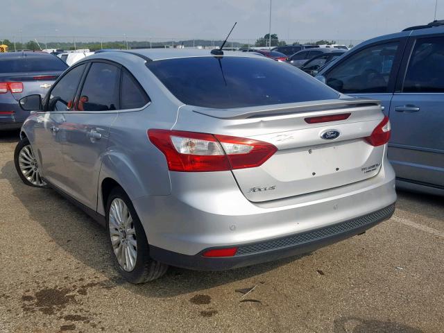 1FAHP3J24CL445091 - 2012 FORD FOCUS TITA SILVER photo 3