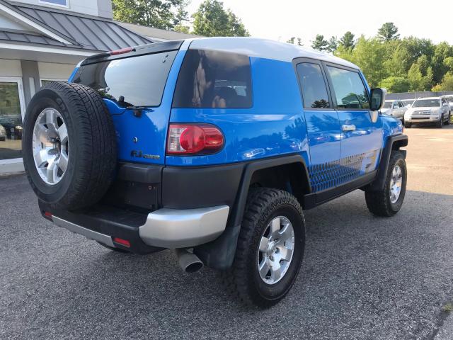 JTEBU11F670027473 - 2007 TOYOTA FJ CRUISER BLUE photo 4