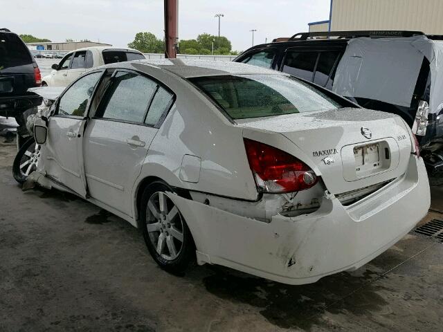 1N4BA41E56C812088 - 2006 NISSAN MAXIMA SE WHITE photo 3