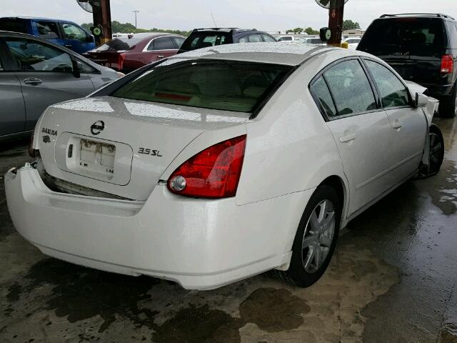 1N4BA41E56C812088 - 2006 NISSAN MAXIMA SE WHITE photo 4