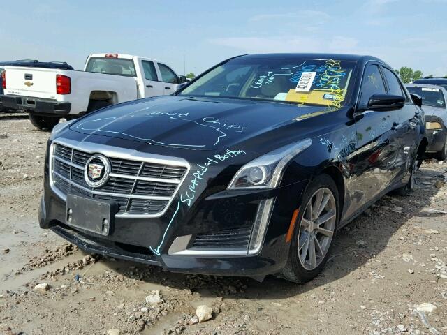 1G6AX5SX2E0131738 - 2014 CADILLAC CTS LUXURY BLACK photo 2