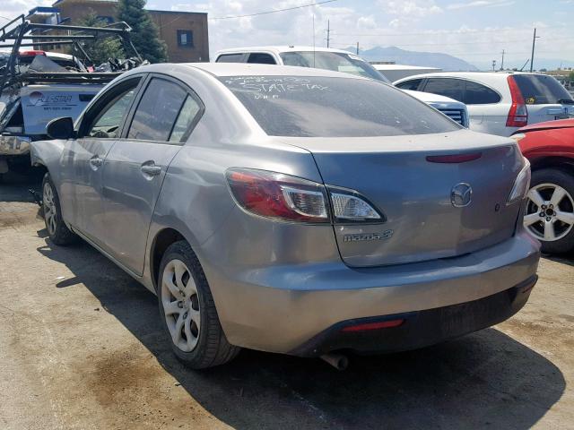 JM1BL1UF1B1442657 - 2011 MAZDA 3 I GRAY photo 3