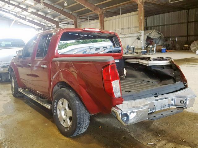 1N6AD07UX7C400266 - 2007 NISSAN FRONTIER C MAROON photo 3