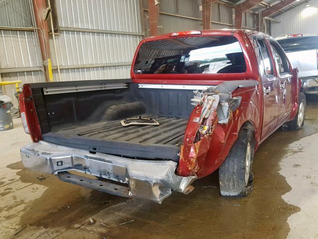 1N6AD07UX7C400266 - 2007 NISSAN FRONTIER C MAROON photo 4