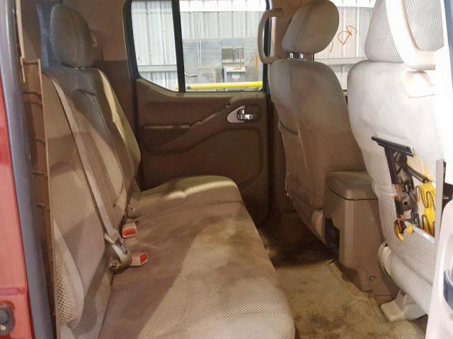 1N6AD07UX7C400266 - 2007 NISSAN FRONTIER C MAROON photo 6