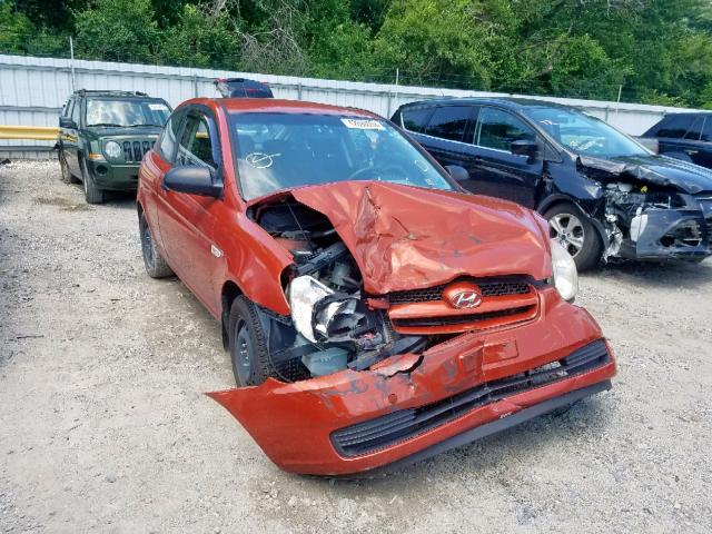 KMHCM36C78U056876 - 2008 HYUNDAI ACCENT GS ORANGE photo 1