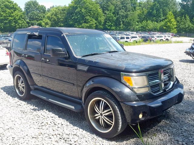 1D8GT58K47W622103 - 2007 DODGE NITRO SLT BLACK photo 1